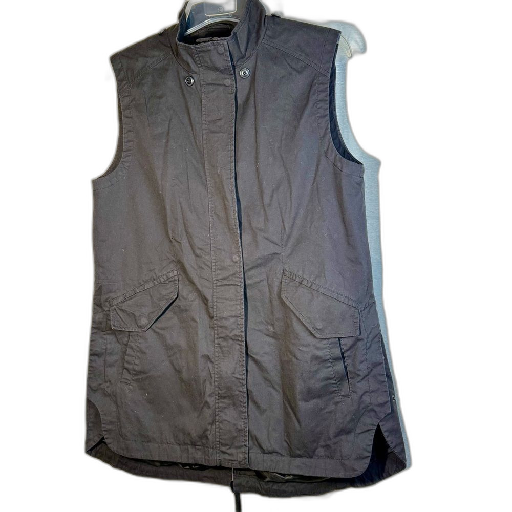 Sam Edelmanβ Women's Vest Zip Buttons Drawstring Vent size Medium